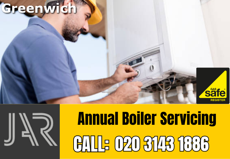 annual boiler servicing Greenwich
